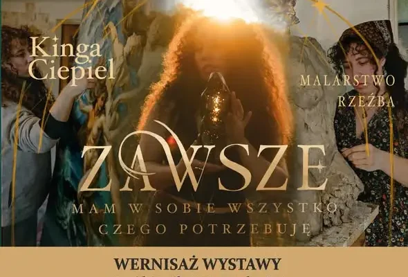 Wernisaż Kingi Ciepiel w Łęcznej – malarstwo i rzeźba w Osiedlowym Domu Kultury